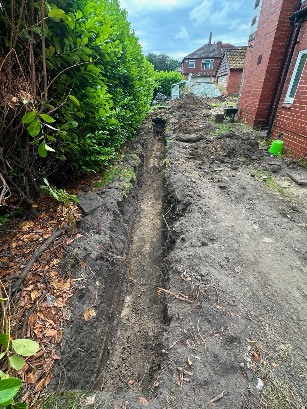 Groundworks and structural excavation on a Haizain Construction site